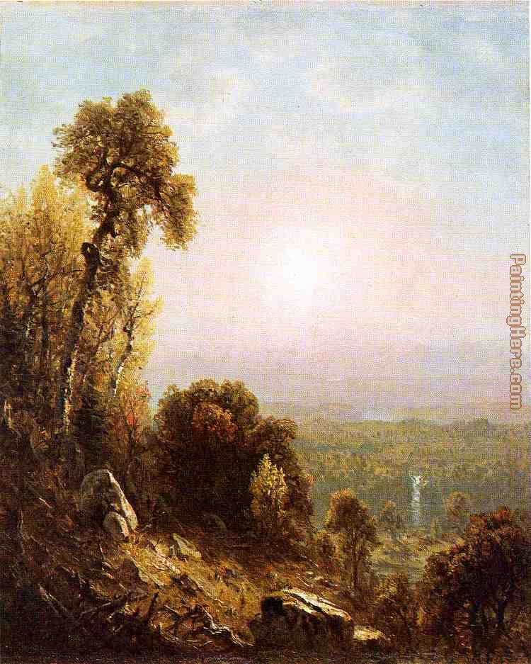 Sunset in the Adirondacks painting - Sanford Robinson Gifford Sunset in the Adirondacks art painting